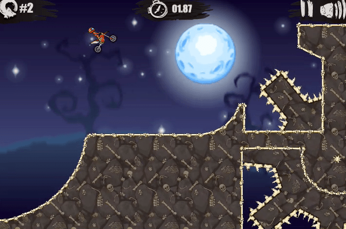 Moto X3M 6 Spooky Land Level 6