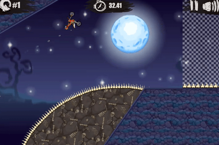 Moto X3M: Spooky Land Screenshot 2 Moto X3M: Spooky Land Screenshot 2