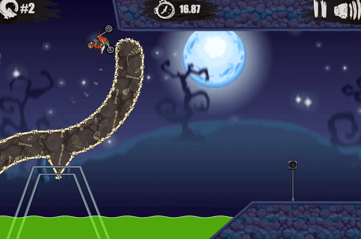 Moto X3M: Spooky Land Screenshot 4