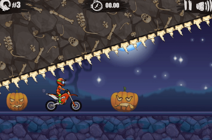 Moto X3M: Spooky Land Screenshot 8