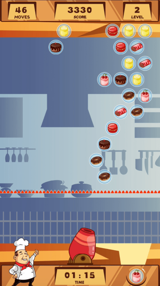 Happy Chef Bubble Shooter Screenshot 10