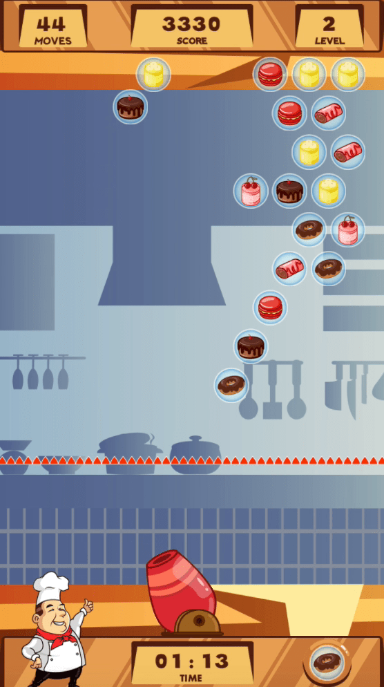 Happy Chef Bubble Shooter Screenshot 12