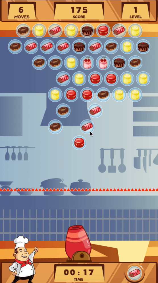 Happy Chef Bubble Shooter Screenshot 13