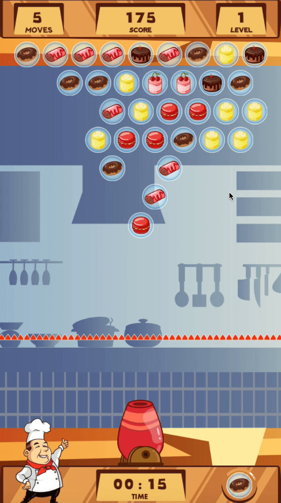 Happy Chef Bubble Shooter Screenshot 15