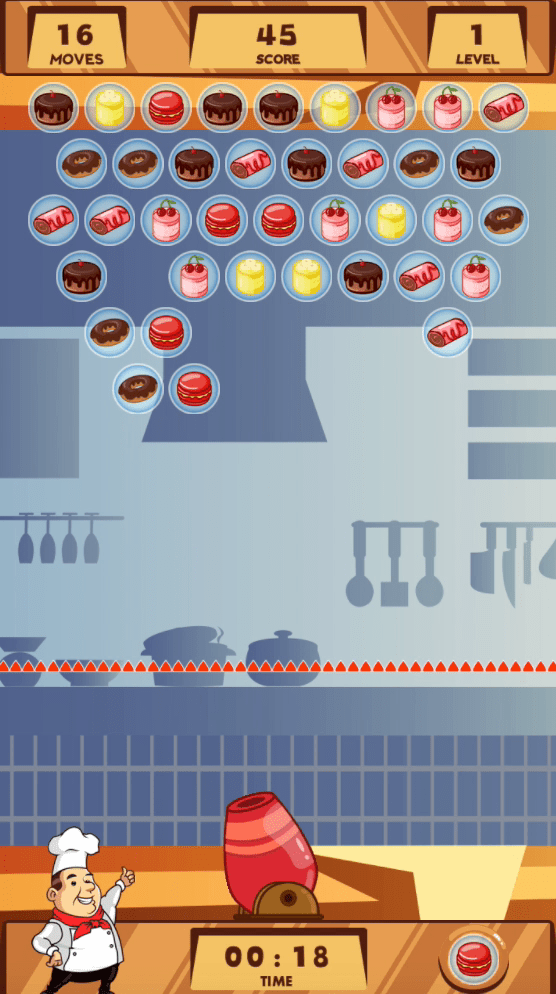 Happy Chef Bubble Shooter Screenshot 8