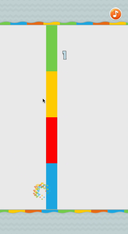 Flappy Color Ball Screenshot 1