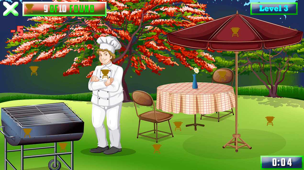 Barbecue Picnic Hidden Objects Screenshot 1