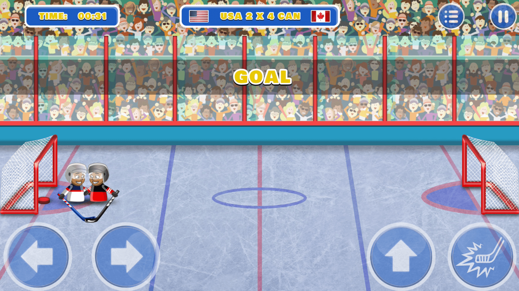 Puppet Hockey Battle Screenshot 1