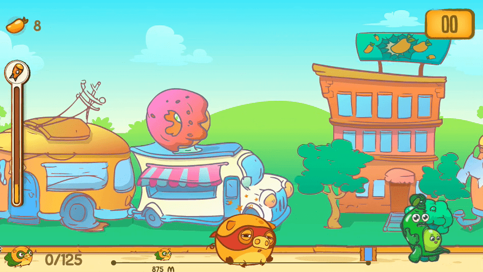 Mango Piggy Piggy vs Bad Veggies Screenshot 1 Mango Piggy Piggy vs Bad Veggies Screenshot 1