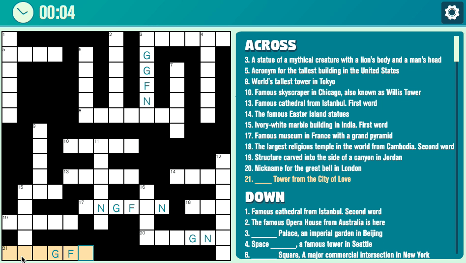 Casual Crossword Screenshot 1 Casual Crossword Screenshot 1