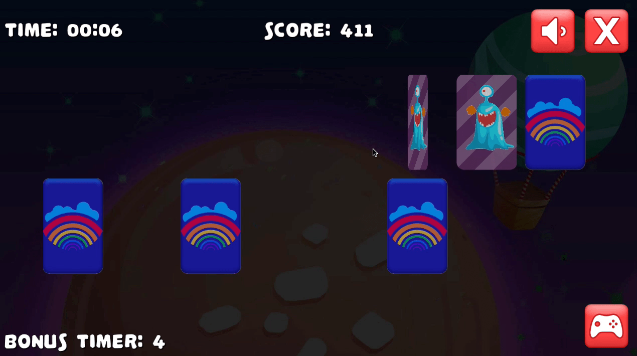 Сute Little Monsters Memory Screenshot 4 Сute Little Monsters Memory Screenshot 4