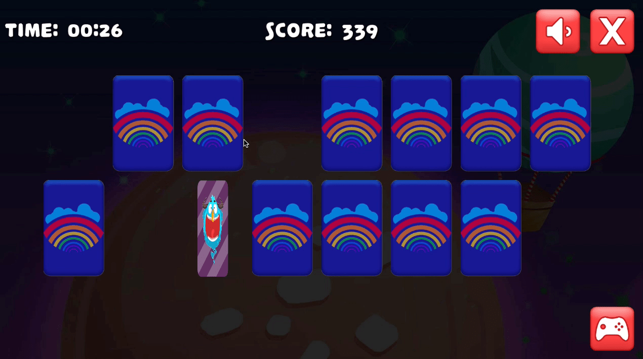 Сute Little Monsters Memory Screenshot 6 Сute Little Monsters Memory Screenshot 6