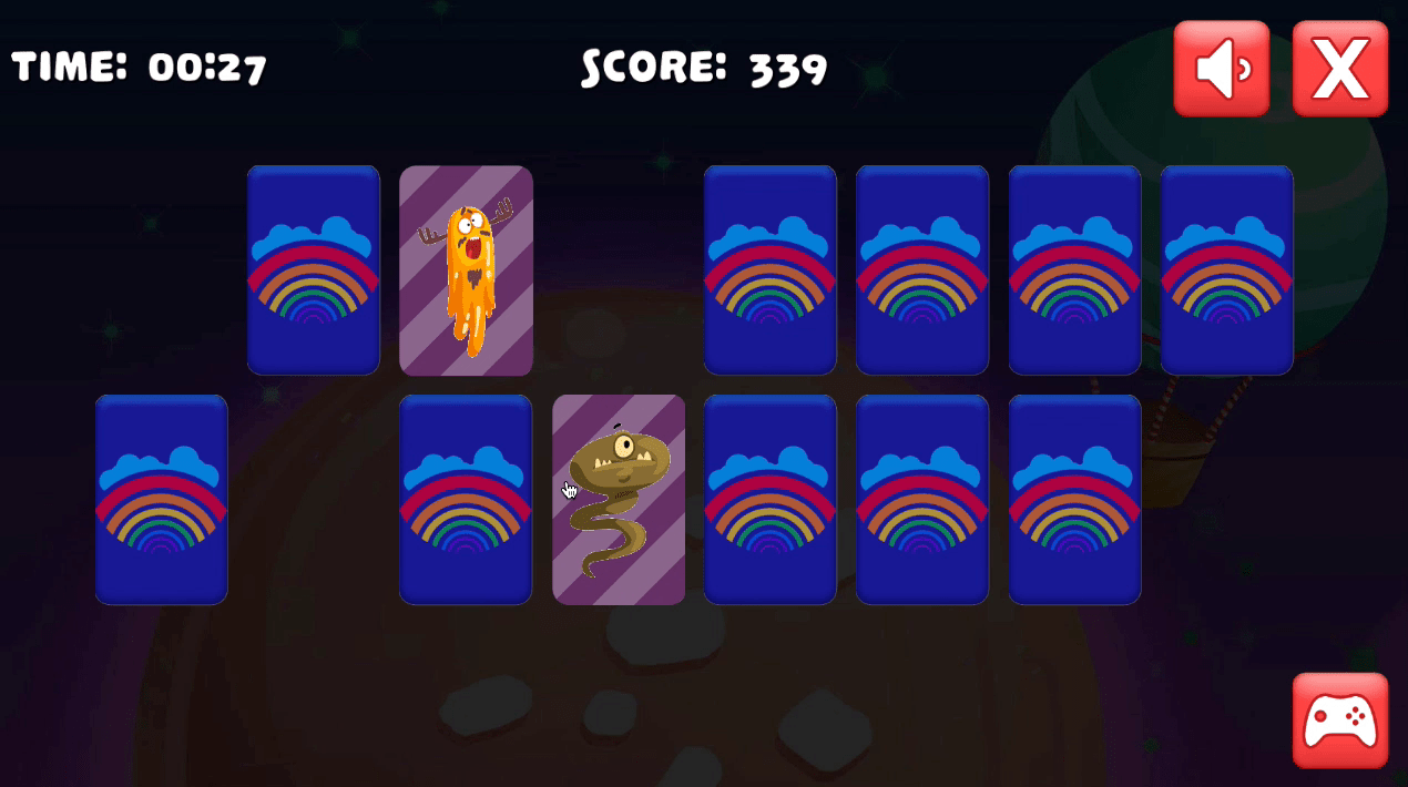 Сute Little Monsters Memory Screenshot 8 Сute Little Monsters Memory Screenshot 8