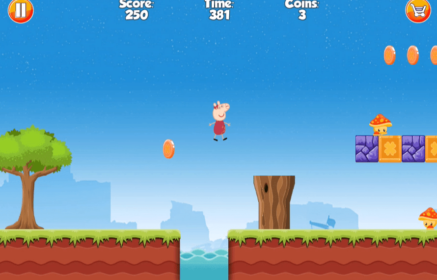 Pig Adventure Game Screenshot 2