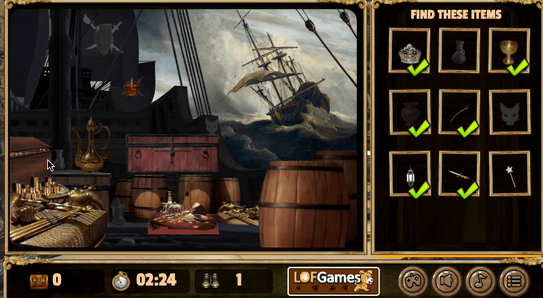 Pirates Hidden Objects Screenshot 3