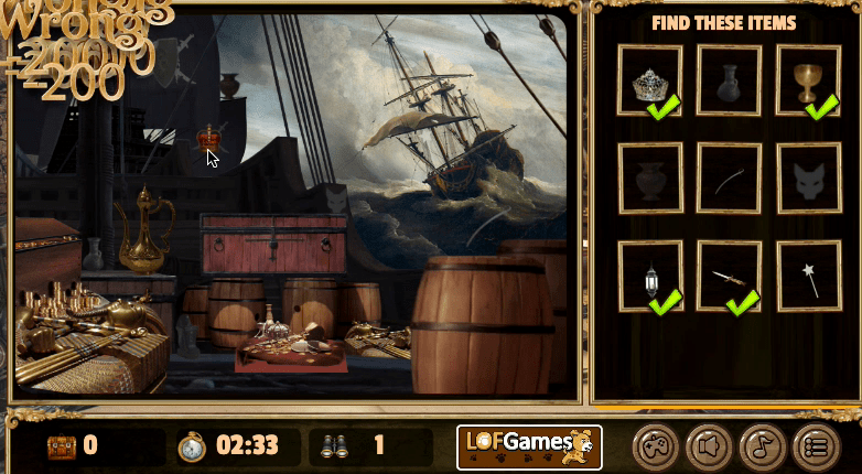 Pirates Hidden Objects Screenshot 8 Pirates Hidden Objects Screenshot 8