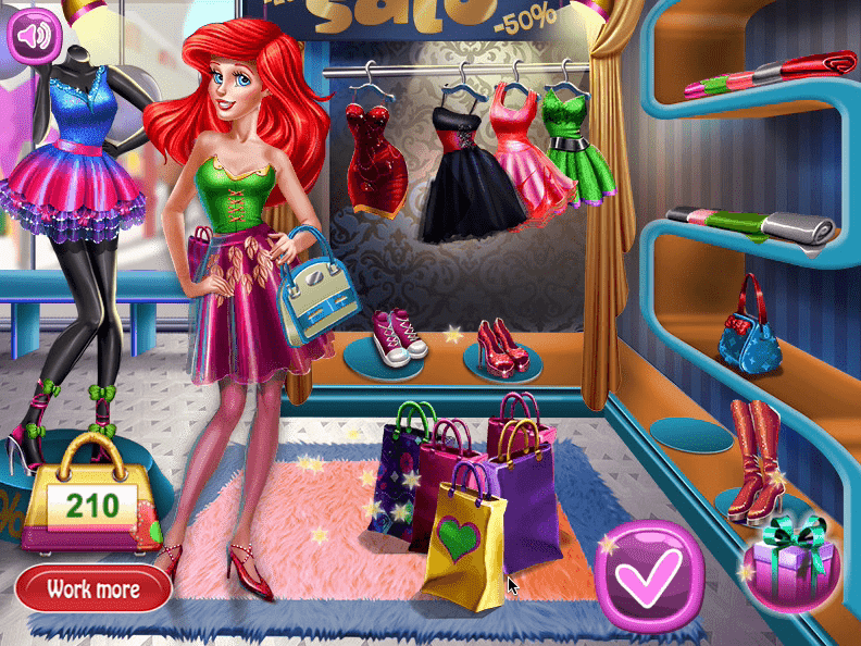 Princess Mermaid Realife Shopping Screenshot 4