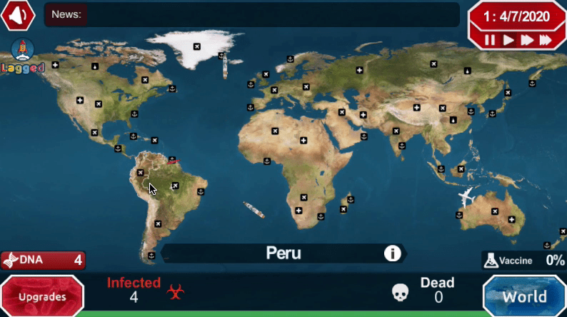 Pandemic Simulator Screenshot 1