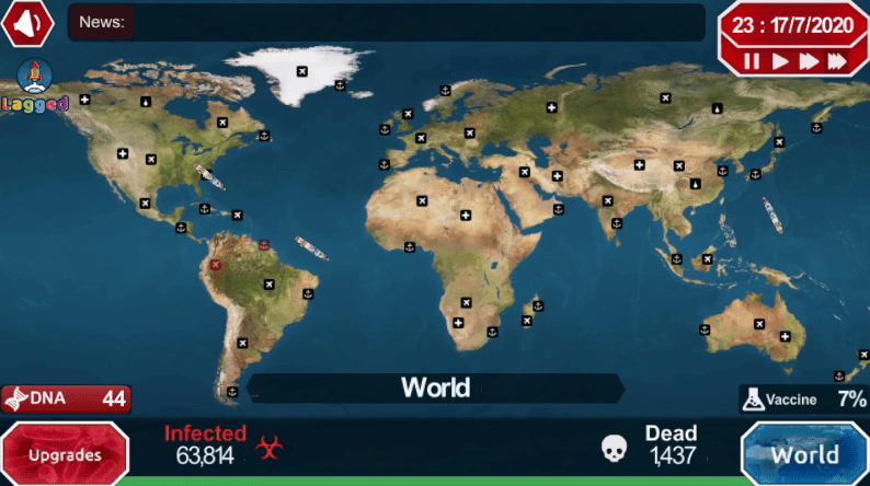 Pandemic Simulator Screenshot 2 Pandemic Simulator Screenshot 2