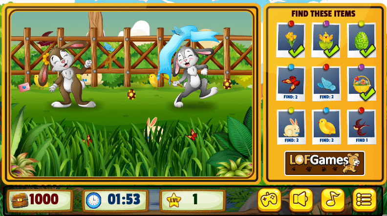 Hidden Objects Easter Screenshot 1