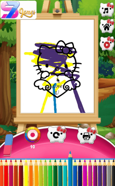 Coloring Kitty Screenshot 1 Coloring Kitty Screenshot 1
