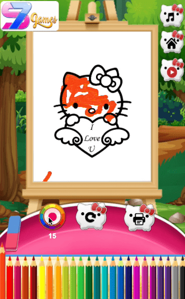 Coloring Kitty Screenshot 4 Coloring Kitty Screenshot 4