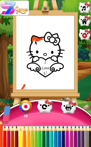 Coloring Kitty Screenshot 5 Coloring Kitty Screenshot 5