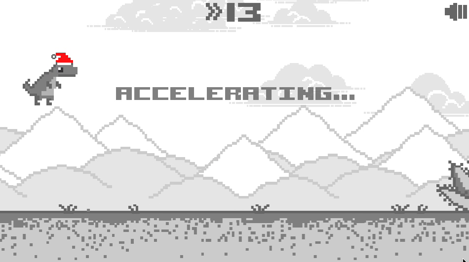 Santa T-Rex Run Screenshot 1 Santa T-Rex Run Screenshot 1