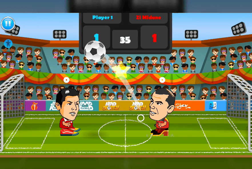 2 Player Head Football Screenshot 2