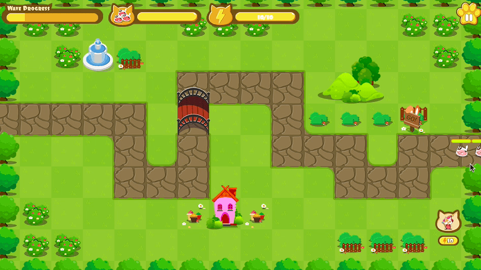 Cat Wizard Defense Screenshot 1