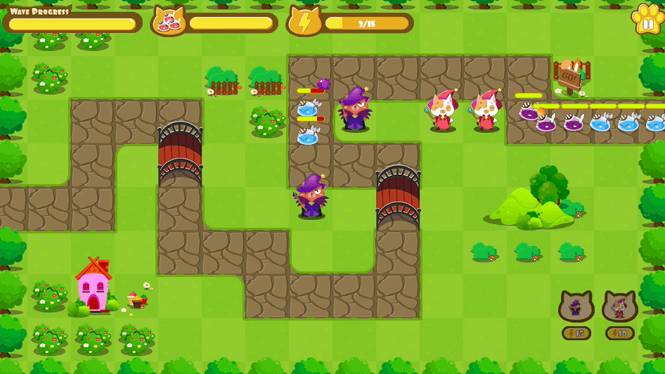 Cat Wizard Defense Screenshot 10