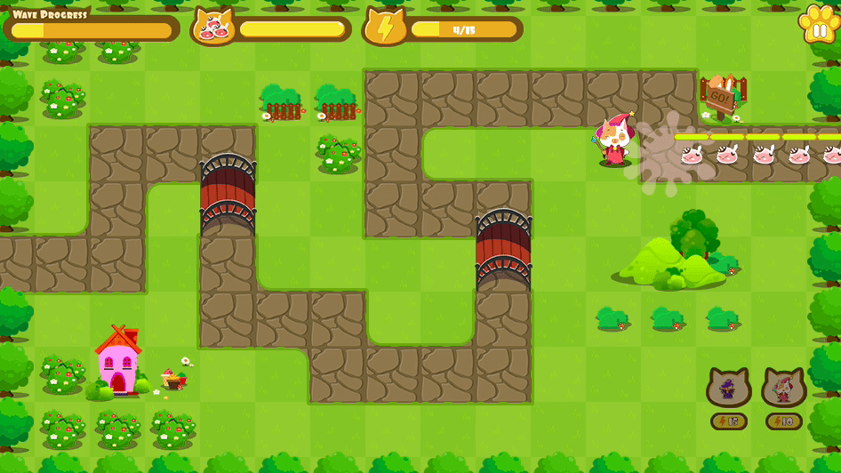 Cat Wizard Defense Screenshot 4