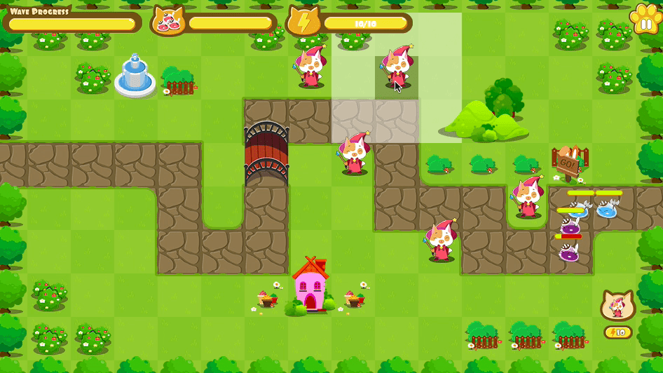 Cat Wizard Defense Screenshot 8