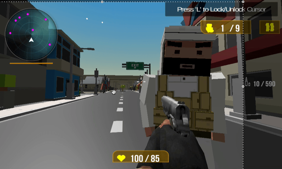 Block Pixel Cop Screenshot 2 Block Pixel Cop Screenshot 2