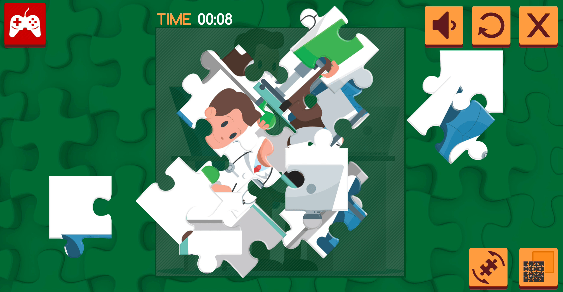 Medical Staff Puzzle Screenshot 1