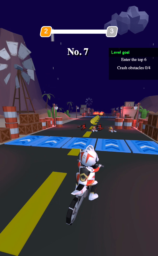 Moto 3D Racing Challenge Screenshot 1