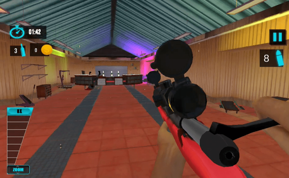 Sniper Bottle Shooting Game Screenshot 11