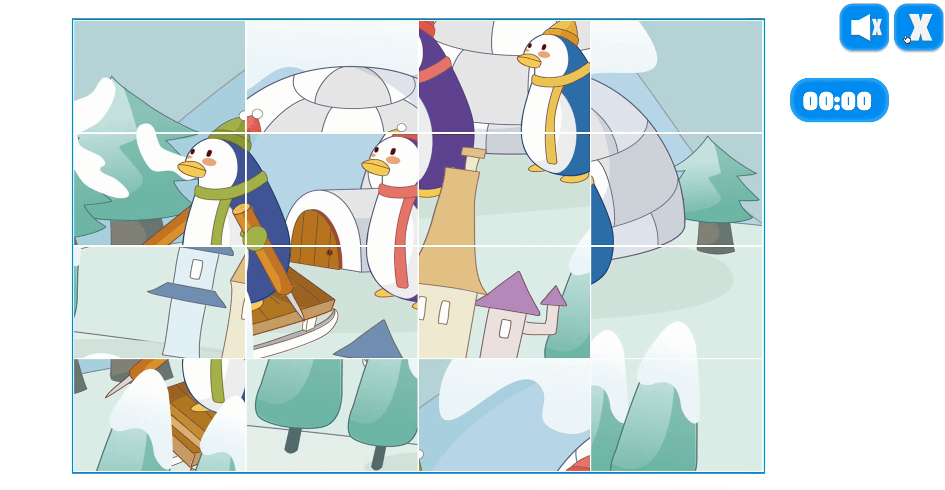 Cute Penguin Slide Screenshot 1