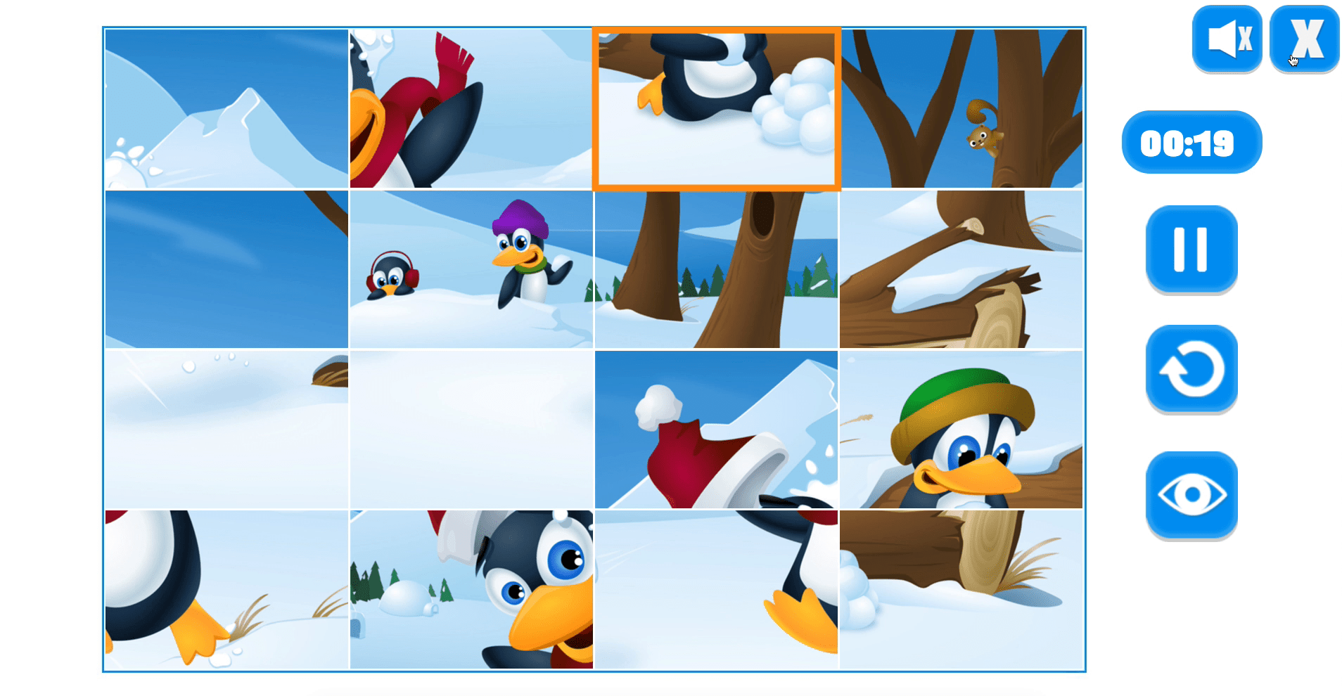 Cute Penguin Slide Screenshot 2