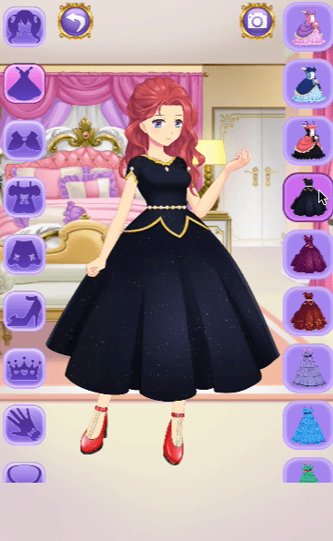 Anime Princess Dress Up Game Screenshot 1