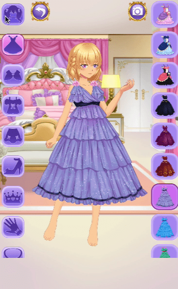 Anime Princess Dress Up Game Screenshot 4 Anime Princess Dress Up Game Screenshot 4