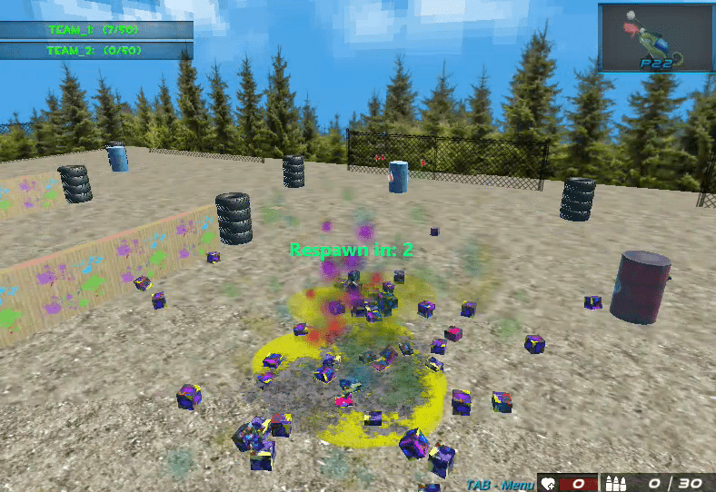 Paintball Fun Shooting Multiplayer Screenshot 1