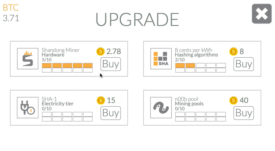 Bitcoin Tap Tap Mine Screenshot 5