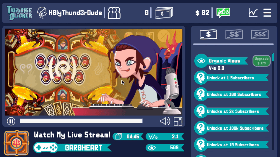 Twitchie Clicker Screenshot 3 Twitchie Clicker Screenshot 3