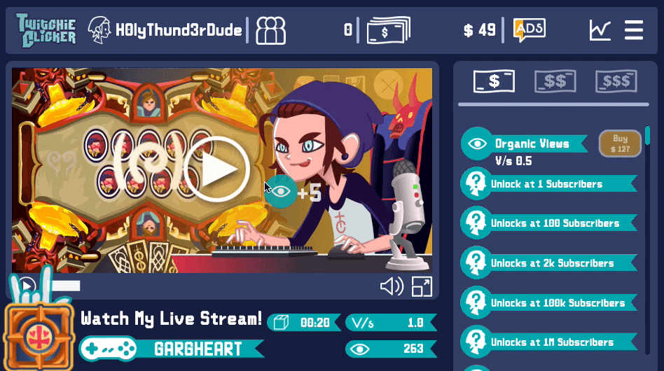 Twitchie Clicker Screenshot 6 Twitchie Clicker Screenshot 6