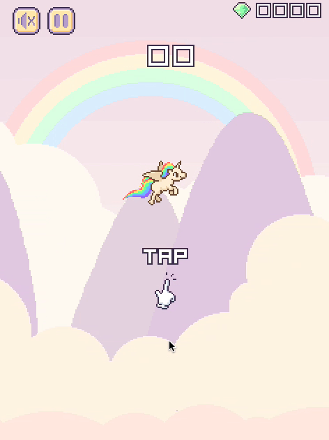 Flappy Unicorn Screenshot 2