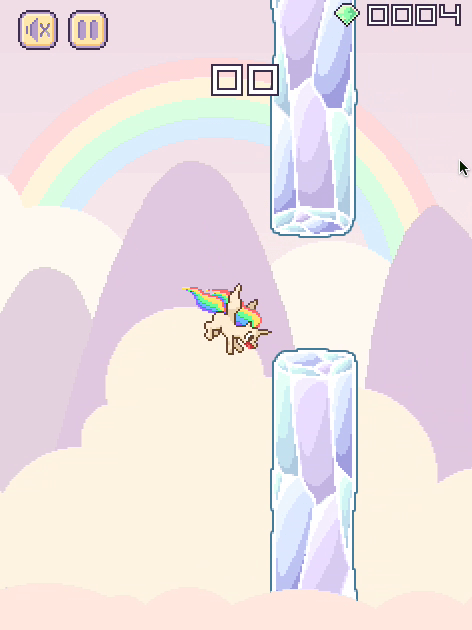 Flappy Unicorn Screenshot 5 Flappy Unicorn Screenshot 5