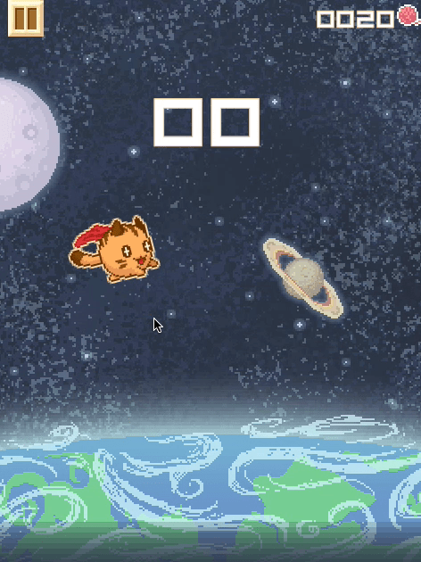 Flappy Super Kitty Screenshot 1