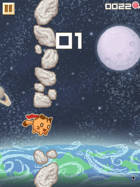 Flappy Super Kitty Screenshot 2