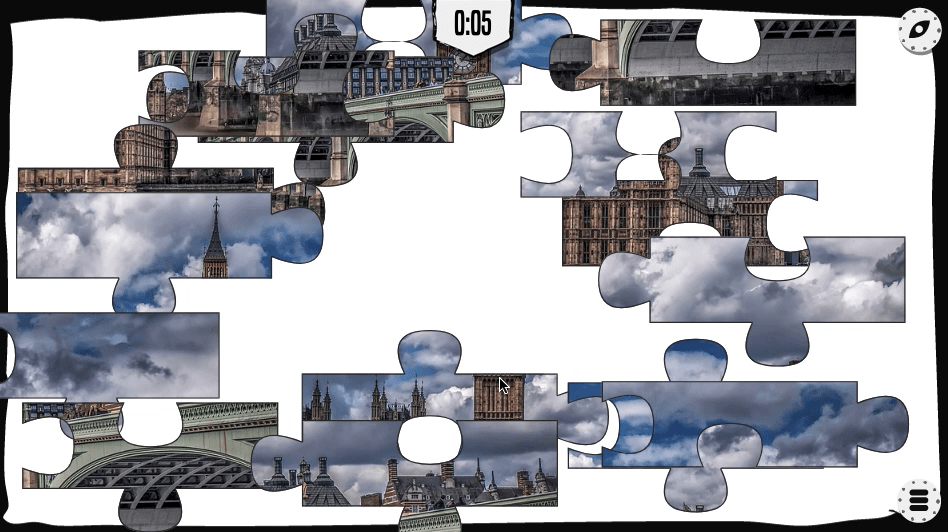 London Jigsaw Puzzle Screenshot 2 London Jigsaw Puzzle Screenshot 2